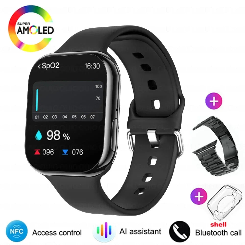 Discover the 2025 Original Apple Watch Series 10: Stylish Smartwatch with Bluetooth Calling, NFC, IP68 Waterproofing, and GPS Tracking for Men and Women