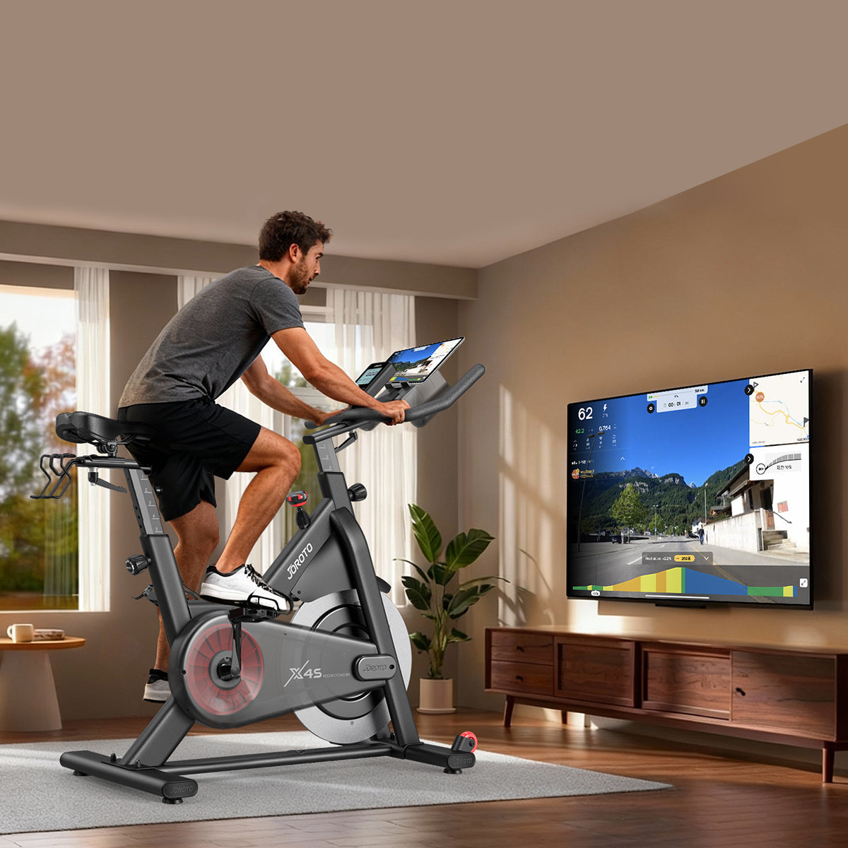 Experience the Ultimate Indoor Cycling with the X4S Flagship Intelligent Exercise Bike