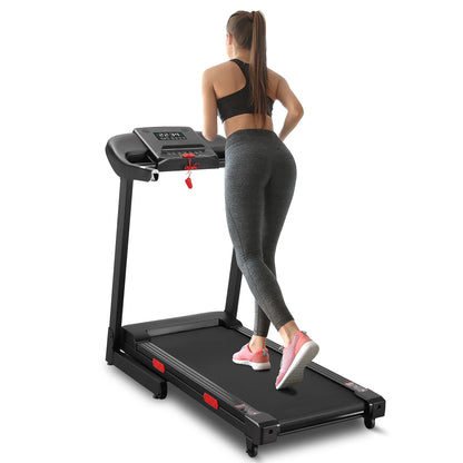 Elevate Your Home Workouts with the Naipo 2.5 HP Folding Treadmill - Auto Incline, Bluetooth & Voice Control for Ultimate Fitness Performance