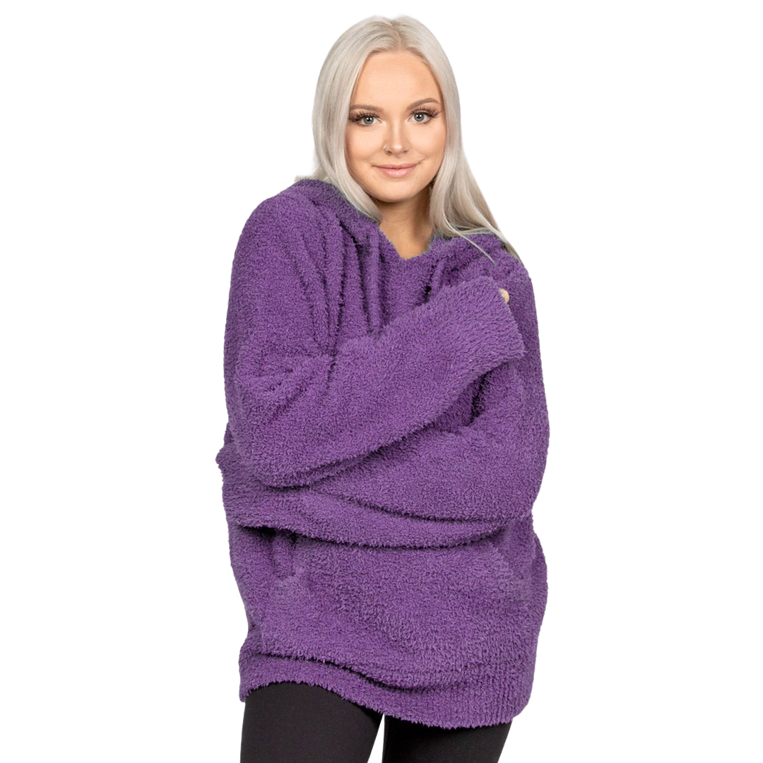 Cozy Up in Style with Our Cloud Knit Blanket Hoodie
