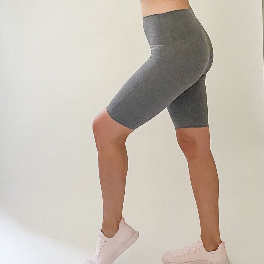 Ultimate Comfort Bundle: Built-In Thong Bike Shorts & Leggings (26") for Effortless Style