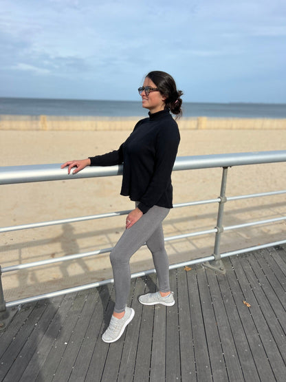 Ultimate Comfort Bundle: Built-In Thong Bike Shorts & Leggings (26") for Effortless Style