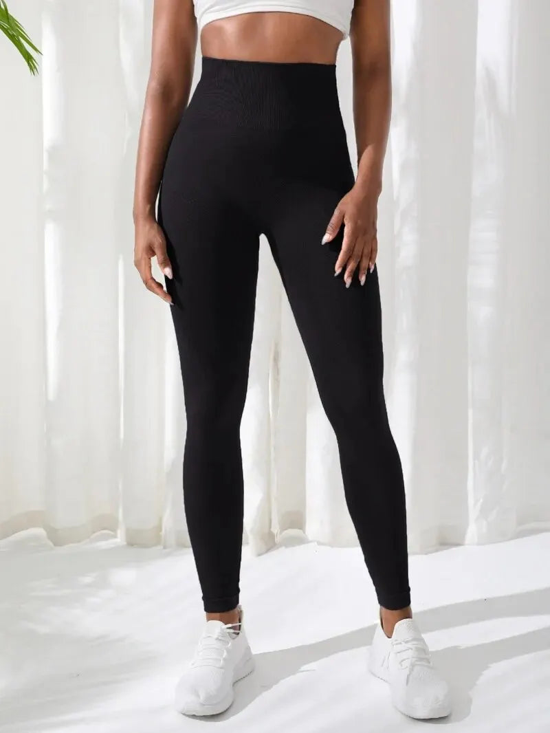 Elevate Your Workout with Our Women's High Waist Seamless Yoga Leggings – Stretchy, Breathable, and Perfect for Every Move!