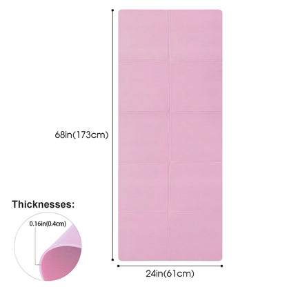 Elevate Your Workout with Our 4MM Thick Anti-Slip EVA Yoga Mat - Perfect for Yoga, Pilates, and Gymnastics!