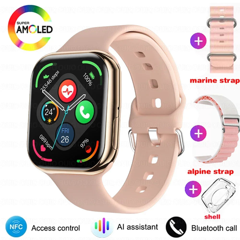 Discover the 2025 Original Apple Watch Series 10: Stylish Smartwatch with Bluetooth Calling, NFC, IP68 Waterproofing, and GPS Tracking for Men and Women