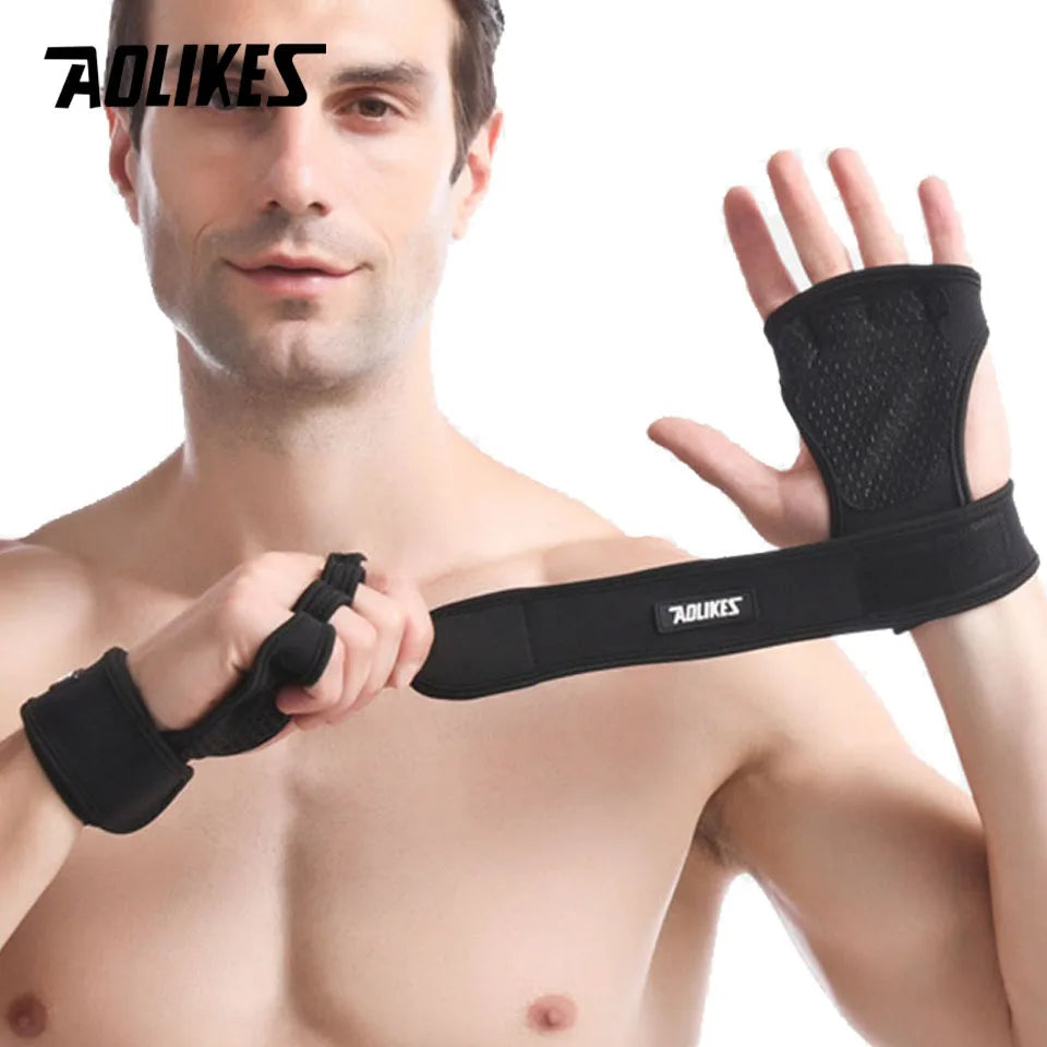 Elevate Your Workout with AOLIKES Weight Lifting Gloves – Perfect for Men & Women in Crossfit and Bodybuilding!
