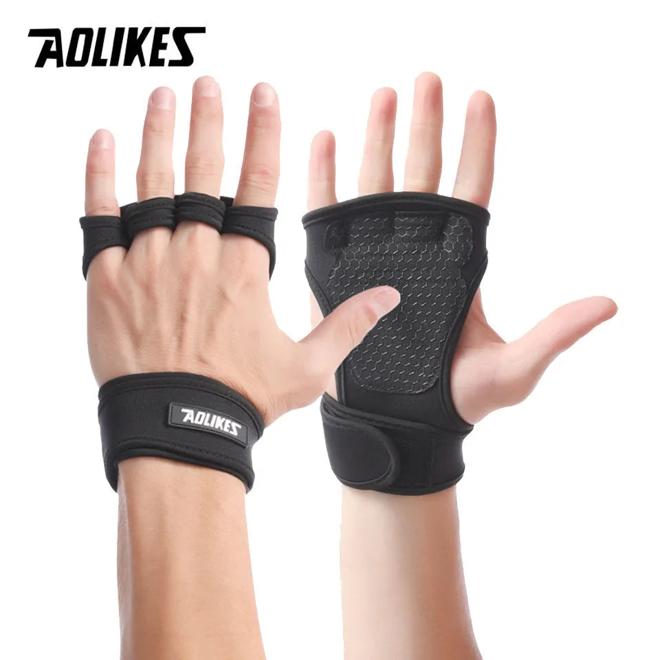 Elevate Your Workout with AOLIKES Weight Lifting Gloves – Perfect for Men & Women in Crossfit and Bodybuilding!