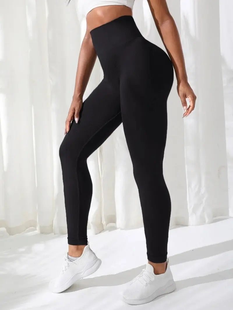 Elevate Your Workout with Our Women's High Waist Seamless Yoga Leggings – Stretchy, Breathable, and Perfect for Every Move!