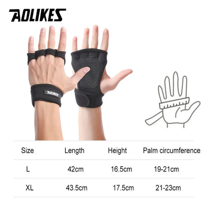 Elevate Your Workout with AOLIKES Weight Lifting Gloves – Perfect for Men & Women in Crossfit and Bodybuilding!