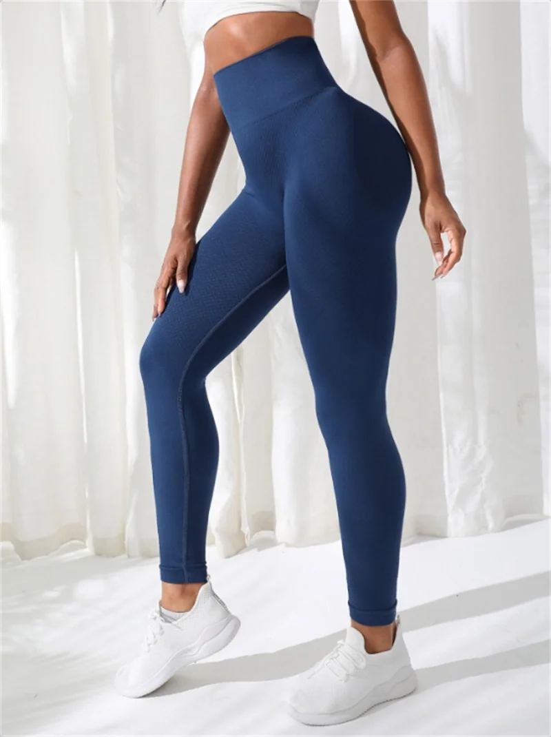 Elevate Your Workout with Our Women's High Waist Seamless Yoga Leggings – Stretchy, Breathable, and Perfect for Every Move!