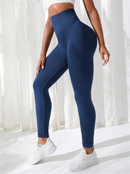Elevate Your Workout with Our Women's High Waist Seamless Yoga Leggings – Stretchy, Breathable, and Perfect for Every Move!
