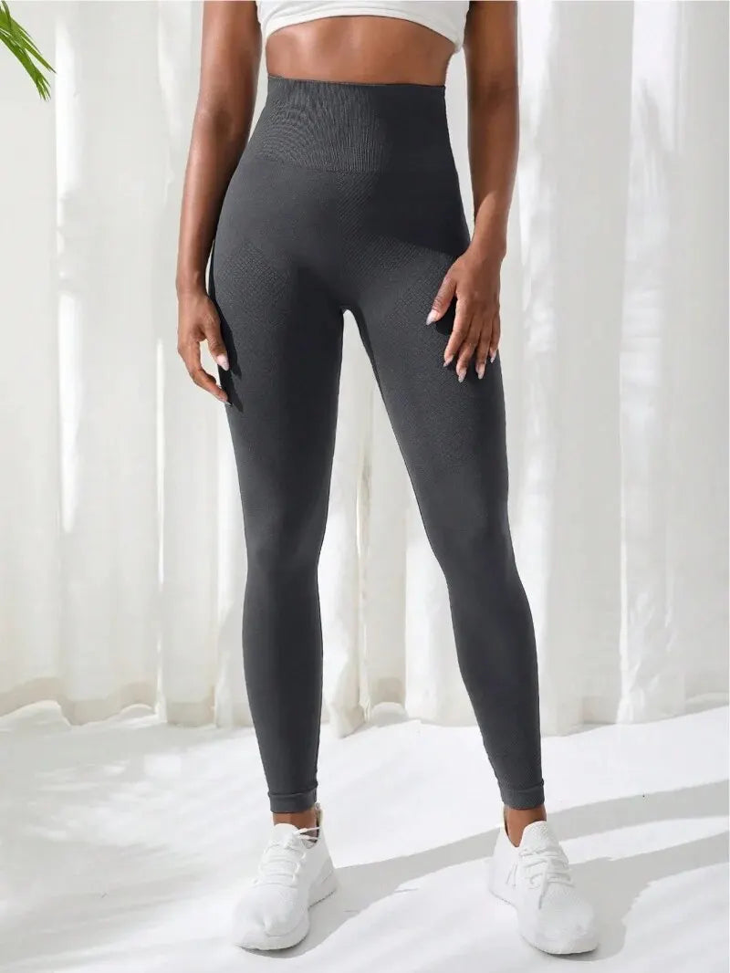 Elevate Your Workout with Our Women's High Waist Seamless Yoga Leggings – Stretchy, Breathable, and Perfect for Every Move!